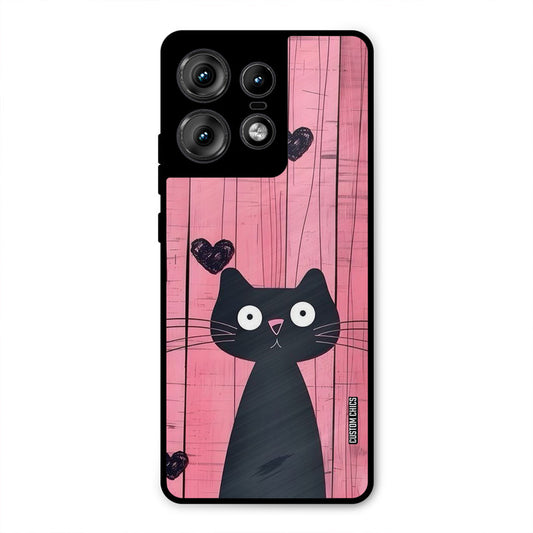 Cute Black Cat Motorola Edge 50 Pro Mobile Back Cover - Cute PrintShield Case