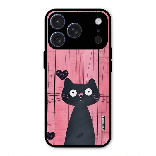 Cute Black Cat iPhone 17 Pro Mobile Back Cover - Cute PrintShield Case
