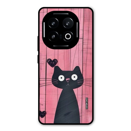 Cute Black Cat iQOO 13 Mobile Back Cover - Cute PrintShield Case