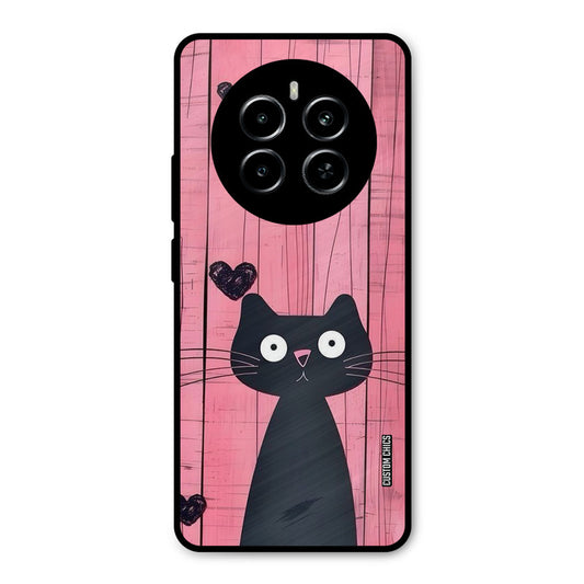 Cute Black Cat Realme P1 5G Mobile Back Cover - Cute PrintShield Case