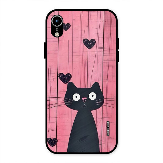 Cute Black Cat iPhone XR Mobile Back Cover - Cute PrintShield Case