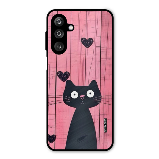 Cute Black Cat Samsung Galaxy M36 Mobile Back Cover - Cute PrintShield Case