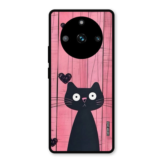 Cute Black Cat Realme 11 Pro Plus Mobile Back Cover - Cute PrintShield Case
