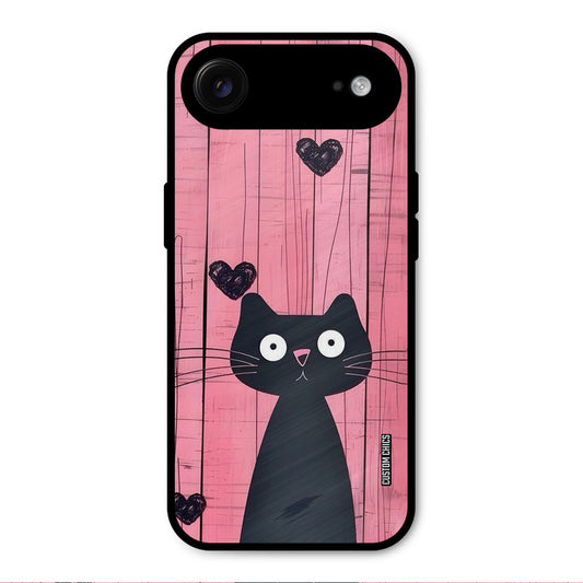Cute Black Cat iPhone Air Mobile Back Cover - Cute PrintShield Case
