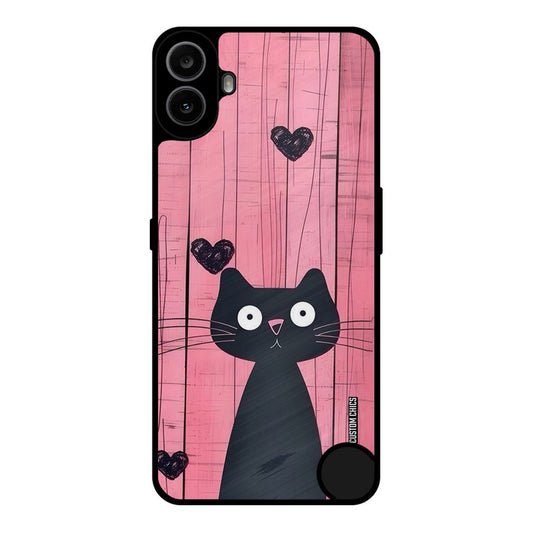 Cute Black Cat Nothing CMF Phone 1 Mobile Back Cover - Cute PrintShield Case