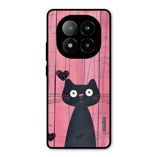 Cute Black Cat Redmi Note 14 Pro Plus 5G Mobile Back Cover - Cute PrintShield Case