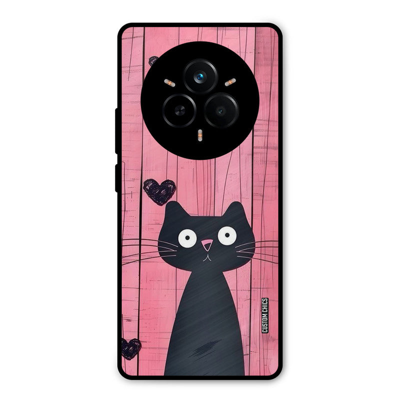 Cute Black Cat Realme 14 Pro Plus Mobile Back Cover - Cute PrintShield Case