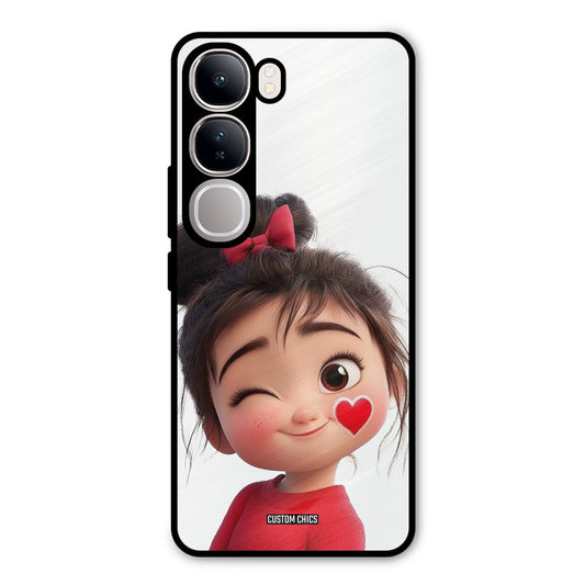 Cute Bunny Girl Vivo Y300 Mobile Back Cover - Cute PrintShield Case