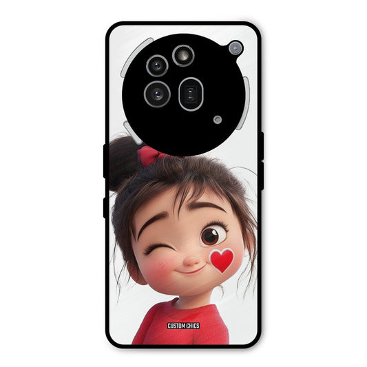 Cute Bunny Girl Nothing Phone 3A Pro Mobile Back Cover - Cute PrintShield Case