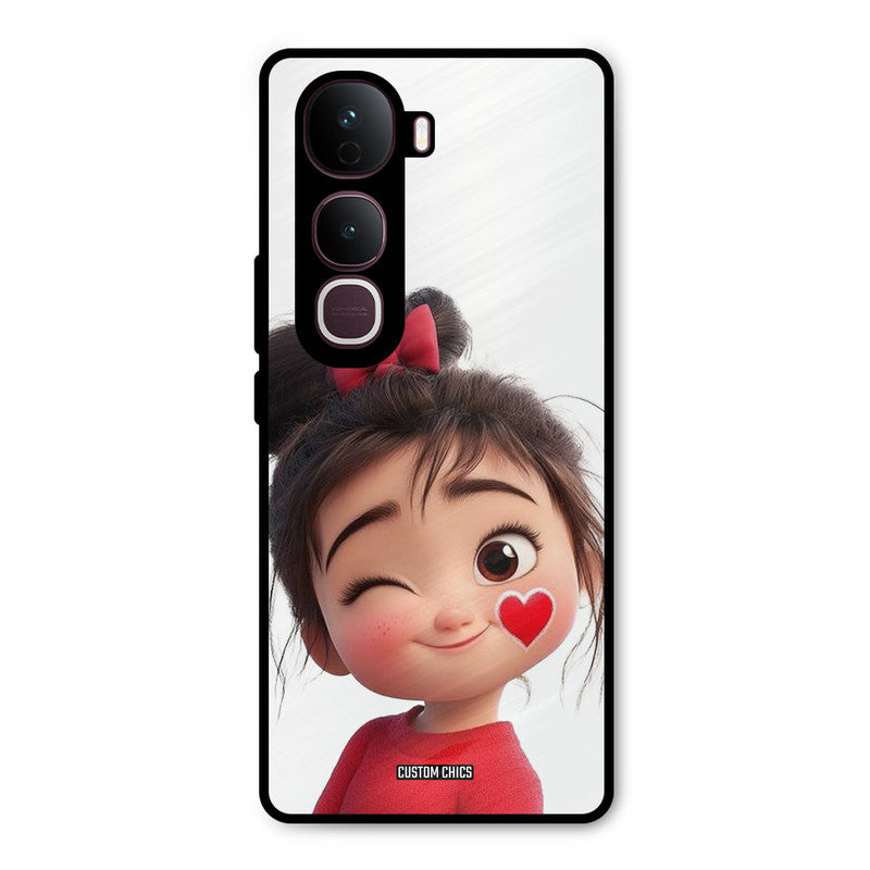 Cute Bunny Girl Vivo Y400 Pro Mobile Back Cover - Cute PrintShield Case