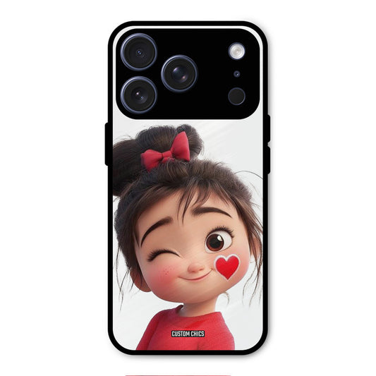 Cute Bunny Girl iPhone 17 Pro Mobile Back Cover - Cute PrintShield Case