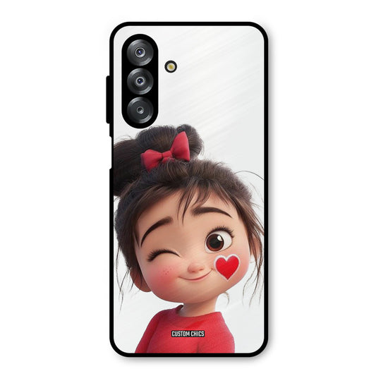 Cute Bunny Girl Samsung Galaxy A26 Mobile Back Cover - Cute PrintShield Case