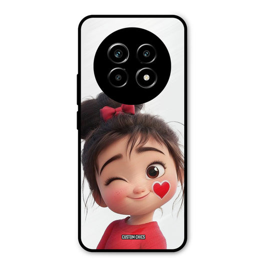 Cute Bunny Girl Realme 13 Pro Mobile Back Cover - Cute PrintShield Case