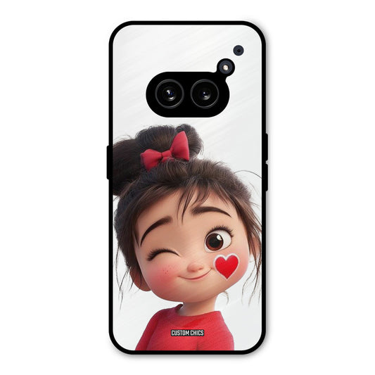 Cute Bunny Girl Nothing Phone 2a Mobile Back Cover - Cute PrintShield Case