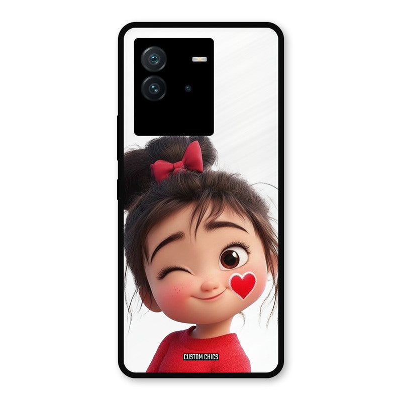 Cute Bunny Girl iQoo Neo 6 Mobile Back Cover - Cute PrintShield Case