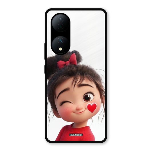 Cute Bunny Girl Vivo Y100 Mobile Back Cover - Cute PrintShield Case
