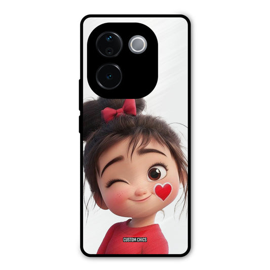 Cute Bunny Girl iQOO Z9s Pro Mobile Back Cover - Cute PrintShield Case