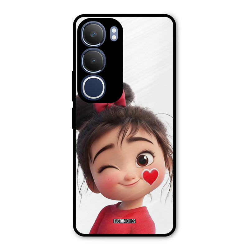 Cute Bunny Girl Vivo Y29 Mobile Back Cover - Cute PrintShield Case