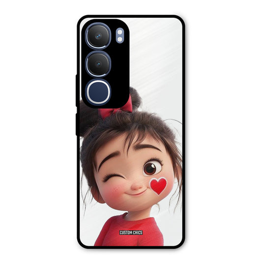 Cute Bunny Girl Vivo Y29 Mobile Back Cover - Cute PrintShield Case