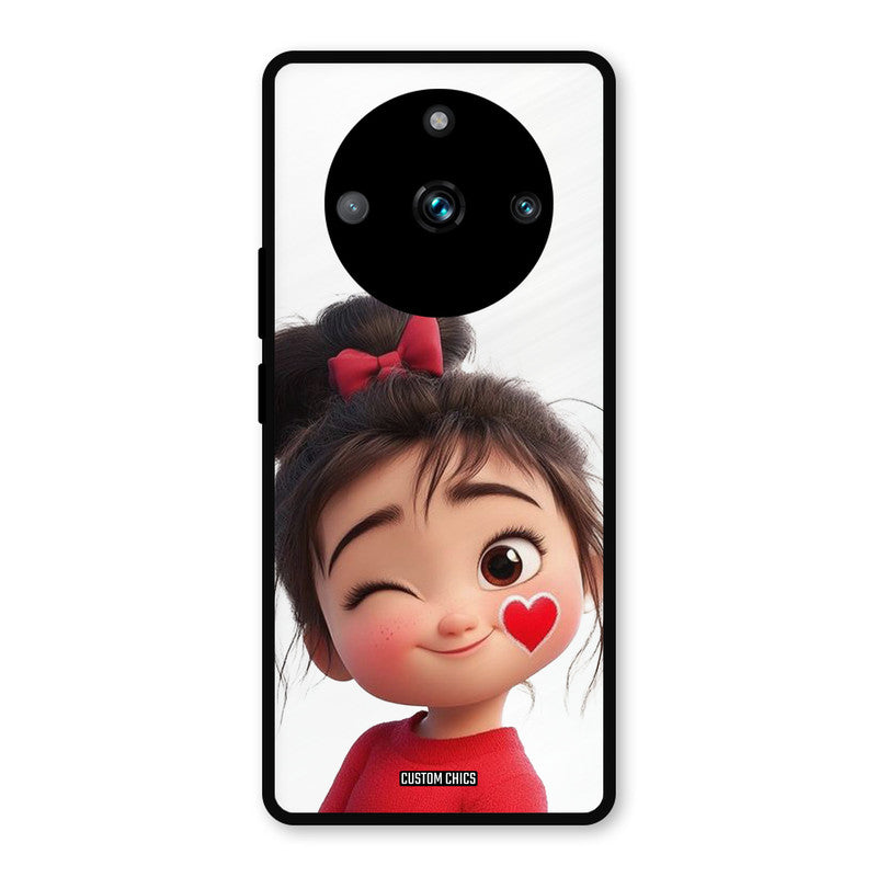 Cute Bunny Girl Realme 11 Pro Plus Mobile Back Cover - Cute PrintShield Case