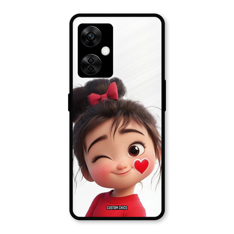 Cute Bunny Girl OnePlus Nord CE 3 Lite Mobile Back Cover - Cute PrintShield Case