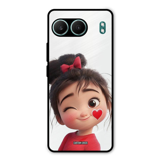 Cute Bunny Girl OnePlus Nord 4 Mobile Back Cover - Cute PrintShield Case