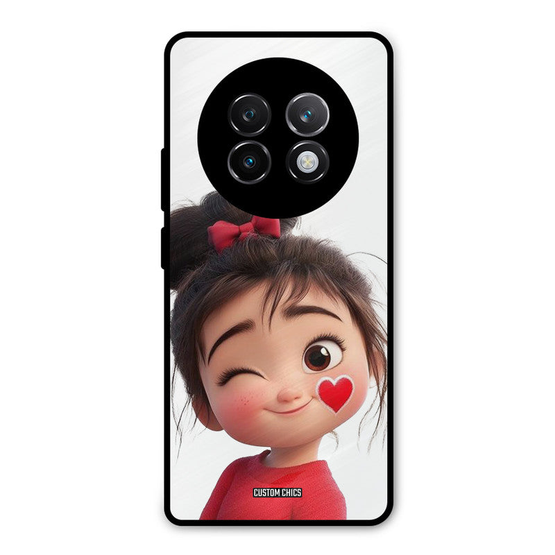 Cute Bunny Girl Realme 13 Plus Mobile Back Cover - Cute PrintShield Case