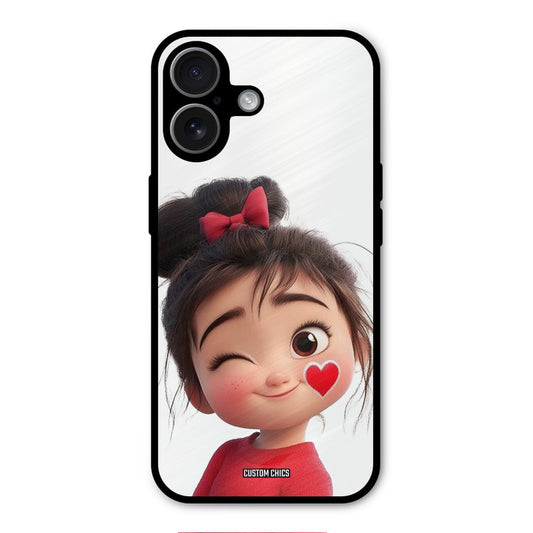 Cute Bunny Girl iPhone 17 Mobile Back Cover - Cute PrintShield Case
