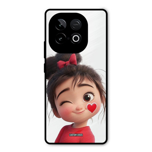 Cute Bunny Girl iQOO Neo 10 Mobile Back Cover - Cute PrintShield Case