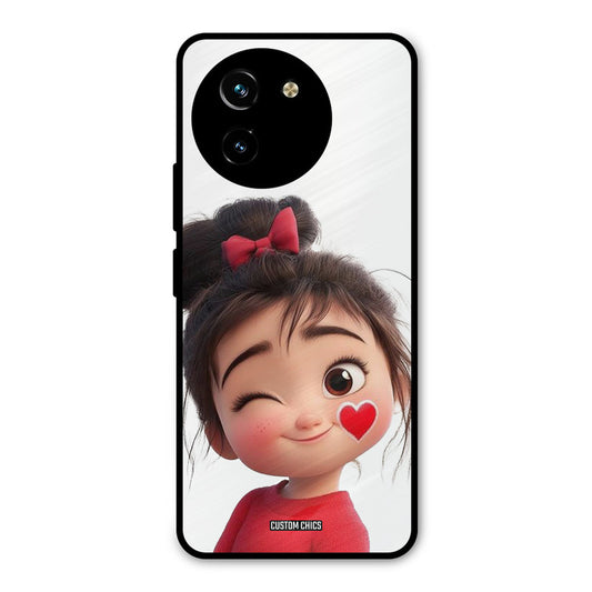Cute Bunny Girl Vivo Y200i Mobile Back Cover - Cute PrintShield Case