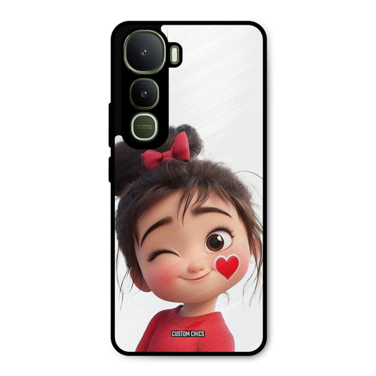 Cute Bunny Girl Vivo Y400 Mobile Back Cover - Cute PrintShield Case