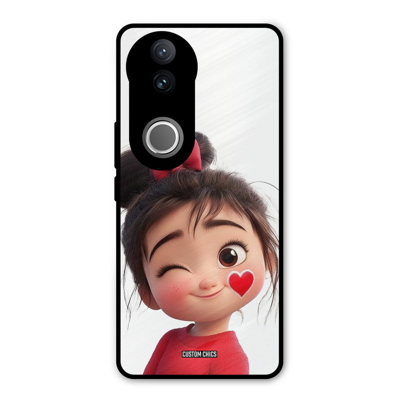 Cute Bunny Girl iQOO Z10R Mobile Back Cover - Cute PrintShield Case