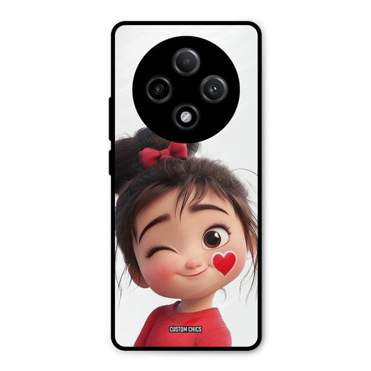 Cute Bunny Girl Oppo F27 Pro Plus 5G Mobile Back Cover - Cute PrintShield Case
