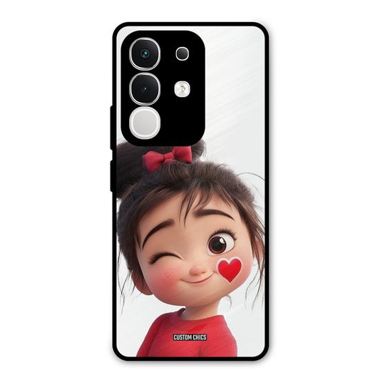 Cute Bunny Girl Vivo T4x Mobile Back Cover - Cute PrintShield Case