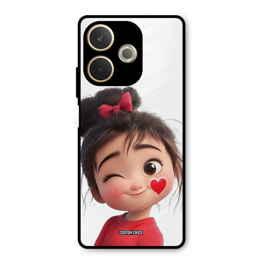 Cute Bunny Girl Oppo A5 Pro Mobile Back Cover - Cute PrintShield Case
