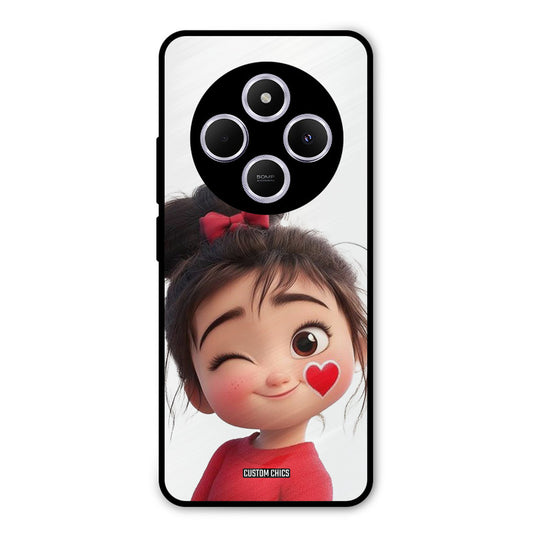 Cute Bunny Girl Redmi 14c Mobile Back Cover - Cute PrintShield Case