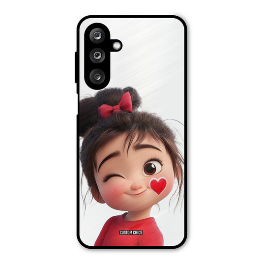 Cute Bunny Girl Samsung Galaxy M36 Mobile Back Cover - Cute PrintShield Case
