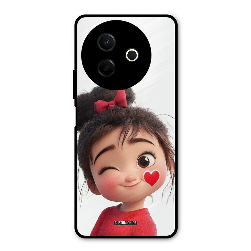 Cute Bunny Girl Vivo Y39 Mobile Back Cover - Cute PrintShield Case