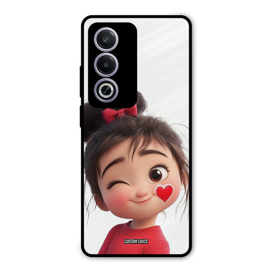 Cute Bunny Girl Oppo A3 Pro Mobile Back Cover - Cute PrintShield Case