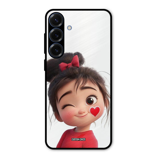 Cute Bunny Girl Samsung Galaxy S25 Plus Mobile Back Cover - Cute PrintShield Case