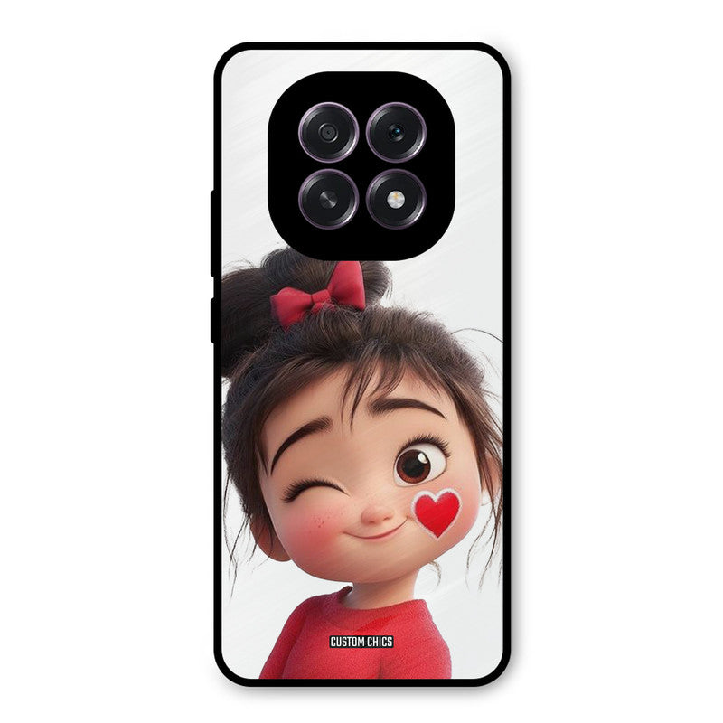 Cute Bunny Girl Oppo F29 Mobile Back Cover - Cute PrintShield Case