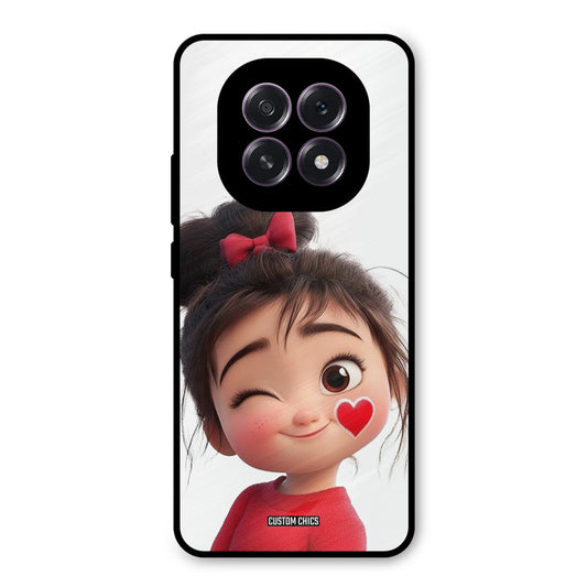 Cute Bunny Girl Oppo F29 Mobile Back Cover - Cute PrintShield Case