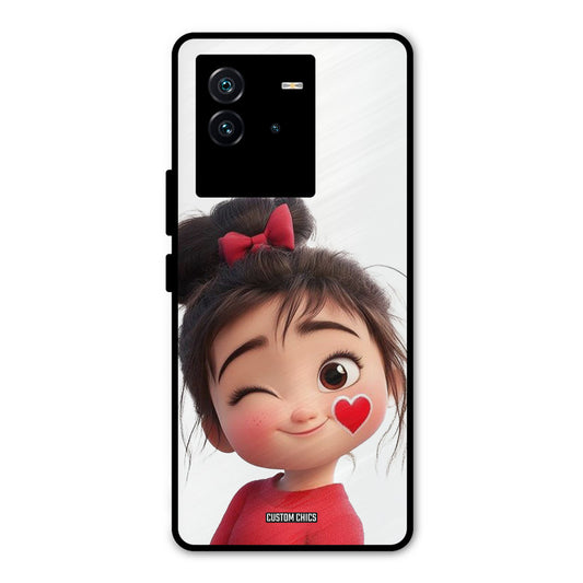 Cute Bunny Girl iQOO Neo 6 5G Mobile Back Cover - Cute PrintShield Case