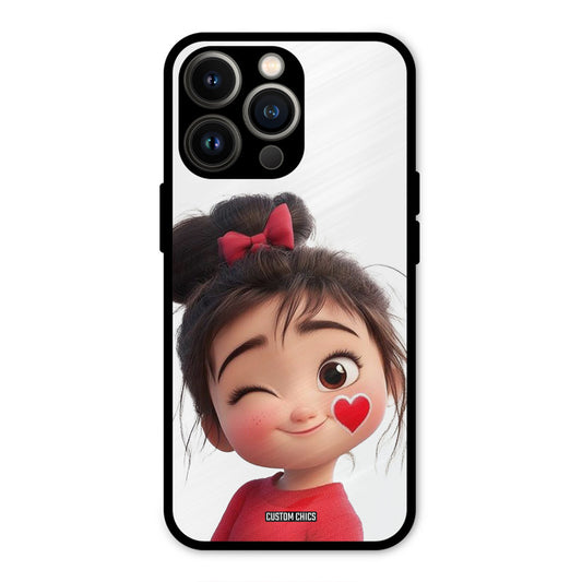 Cute Bunny Girl iPhone 13 Pro Max Mobile Back Cover - Cute PrintShield Case
