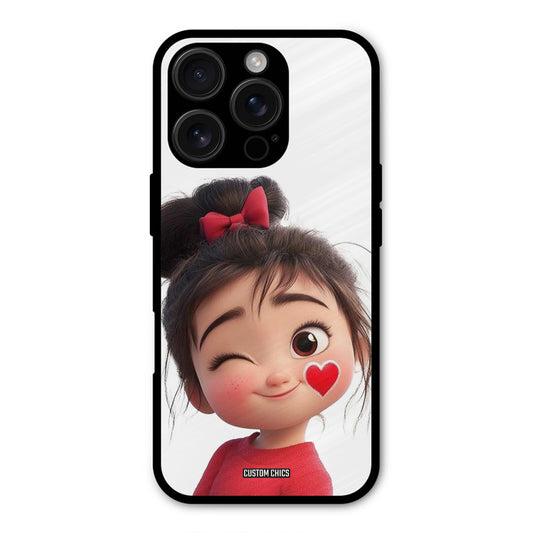 Cute Bunny Girl iPhone 16 Pro Max Mobile Back Cover - Cute PrintShield Case