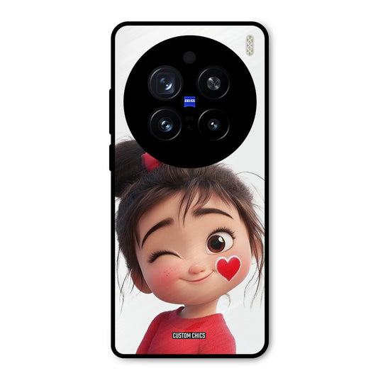 Cute Bunny Girl Vivo X200 Pro Mobile Back Cover - Cute PrintShield Case
