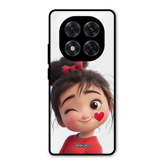 Cute Bunny Girl Redmi Note 14 Pro Mobile Back Cover - Cute PrintShield Case