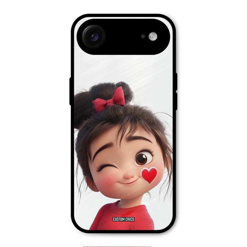 Cute Bunny Girl iPhone Air Mobile Back Cover - Cute PrintShield Case