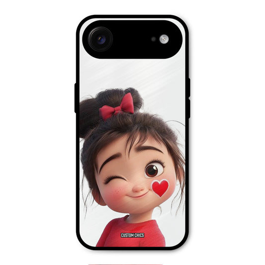 Cute Bunny Girl iPhone Air Mobile Back Cover - Cute PrintShield Case
