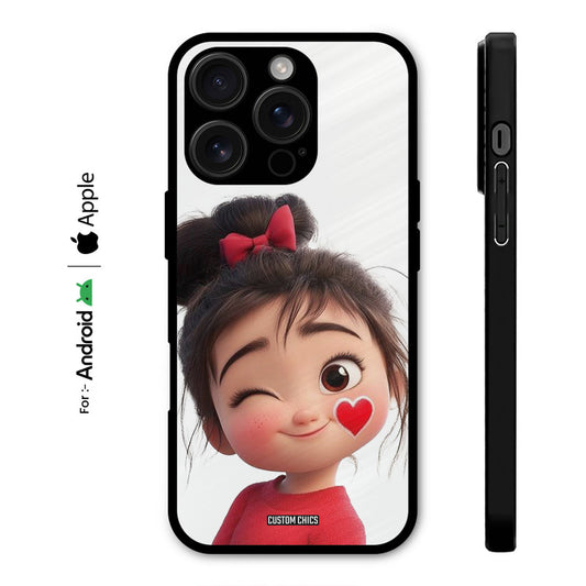 Cute Bunny Girl Case – Premium PrintShield Mobile Cover